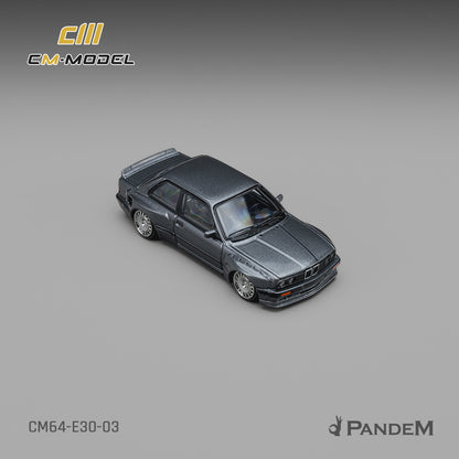 1/64 Pandem M3 E30 Metallic gunmetal gray M3E30 - CM Models - CM64-E30-03