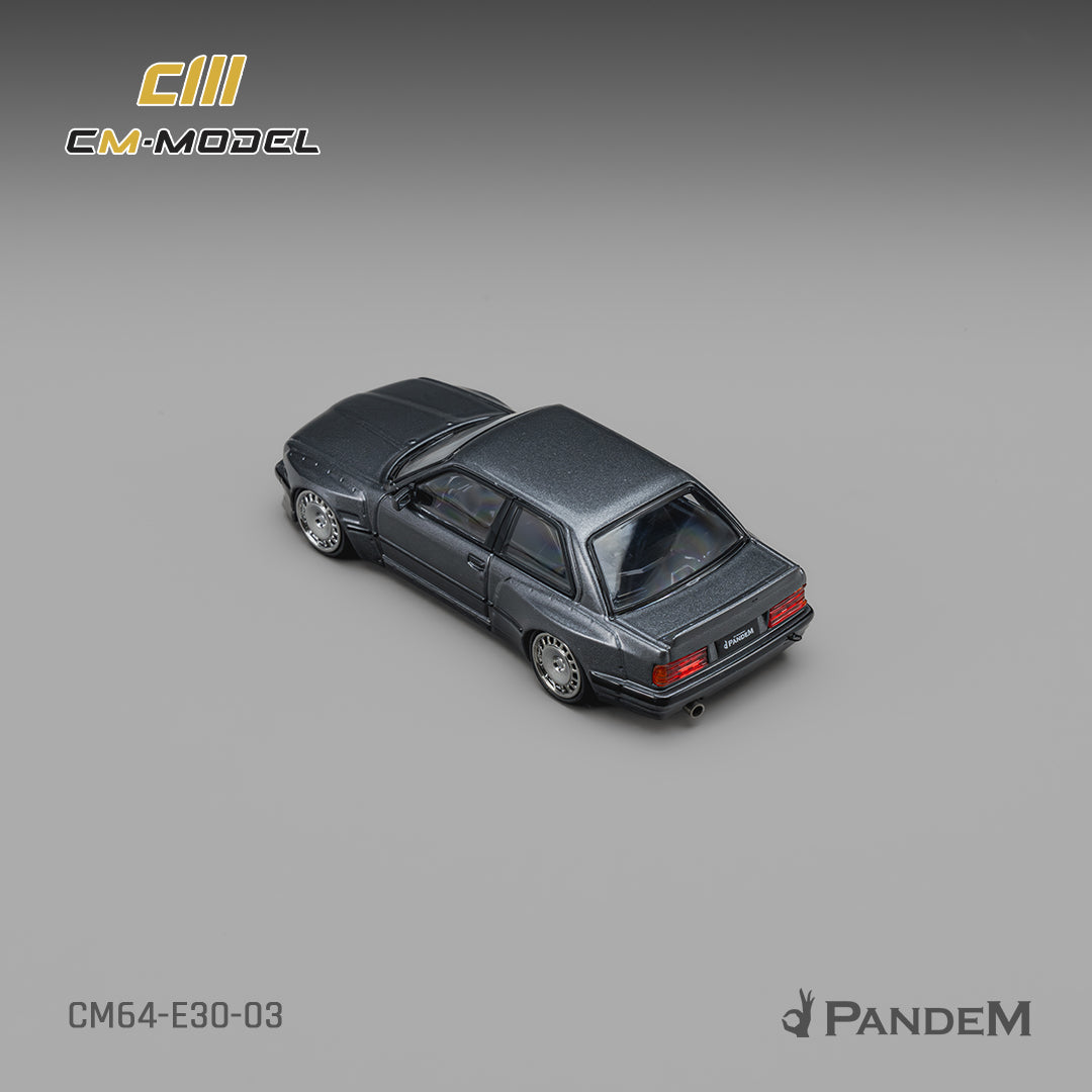 1/64 Pandem M3 E30 Metallic gunmetal gray M3E30 - CM Models - CM64-E30-03