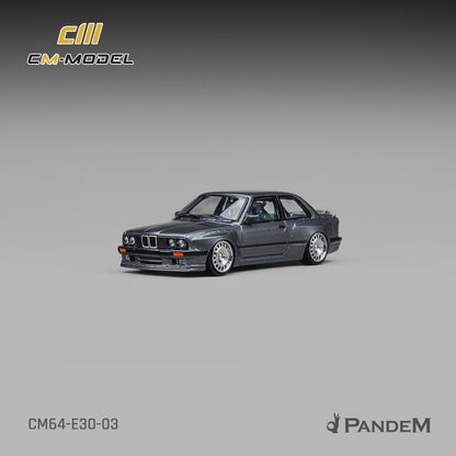 1/64 Pandem M3 E30 Metallic gunmetal gray M3E30 - CM Models - CM64-E30-03