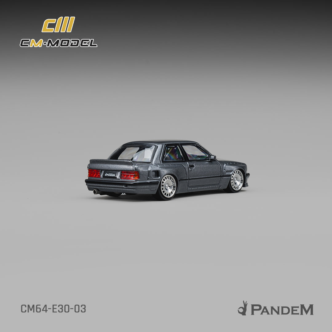1/64 Pandem M3 E30 Metallic gunmetal gray M3E30 - CM Models - CM64-E30-03