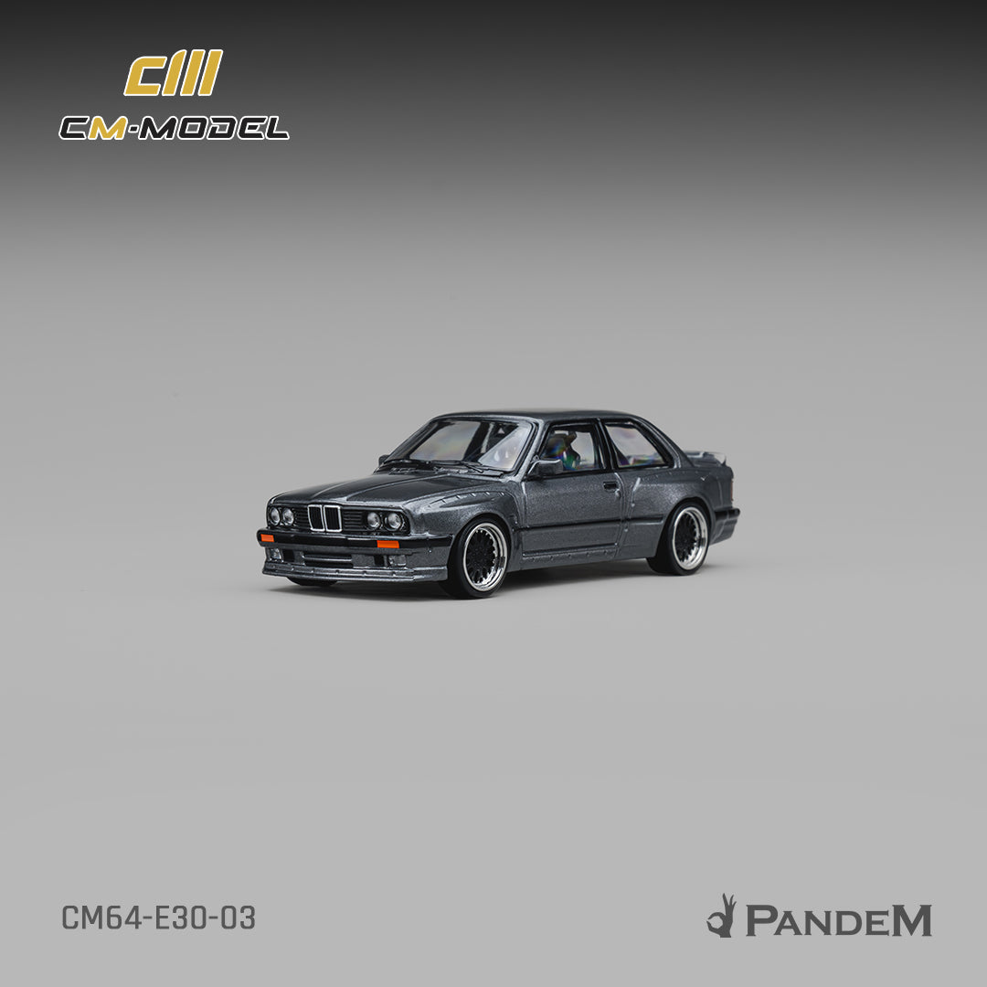 1/64 Pandem M3 E30 Metallic gunmetal gray M3E30 - CM Models - CM64-E30-03