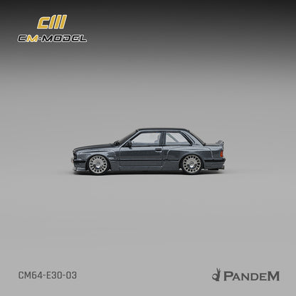 1/64 Pandem M3 E30 Metallic gunmetal gray M3E30 - CM Models - CM64-E30-03