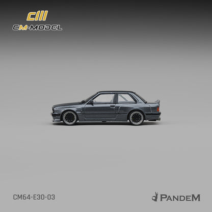 1/64 Pandem M3 E30 Metallic gunmetal gray M3E30 - CM Models - CM64-E30-03