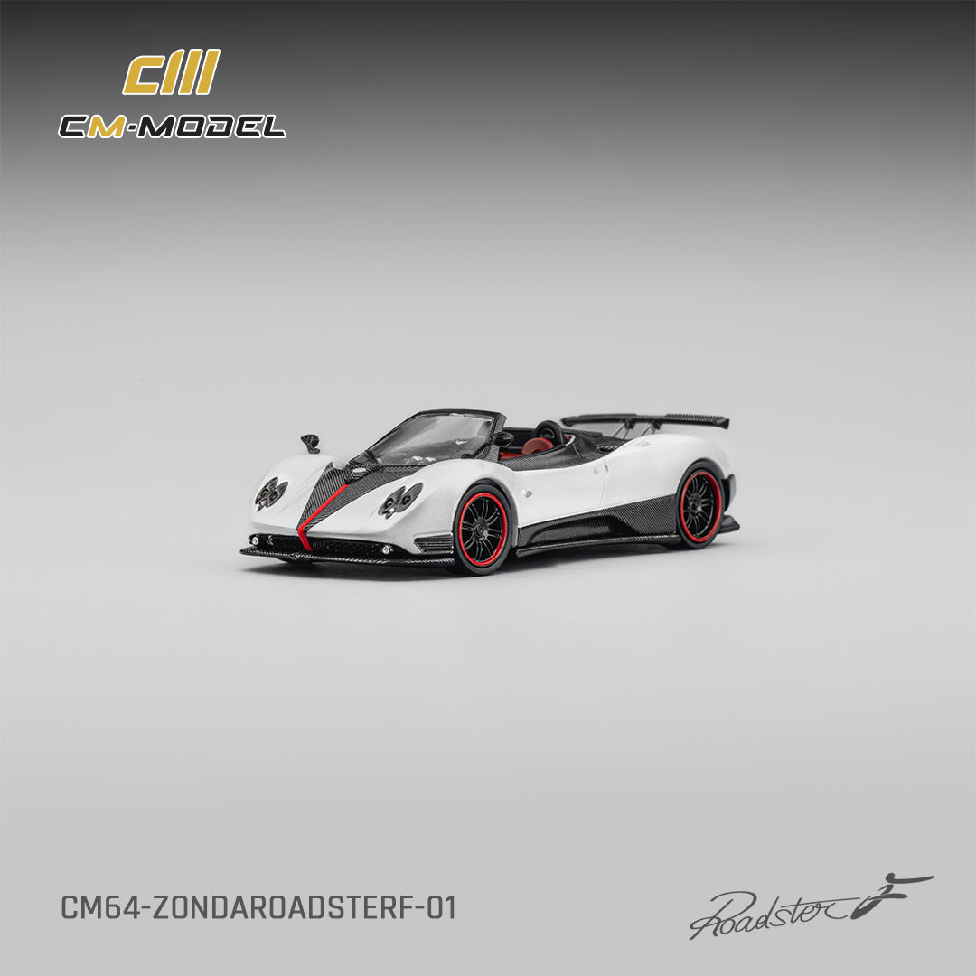 1/64 Pagani Zonda F Roadster Pearl White - CM Models - CM64-Zonda Roadster F-01