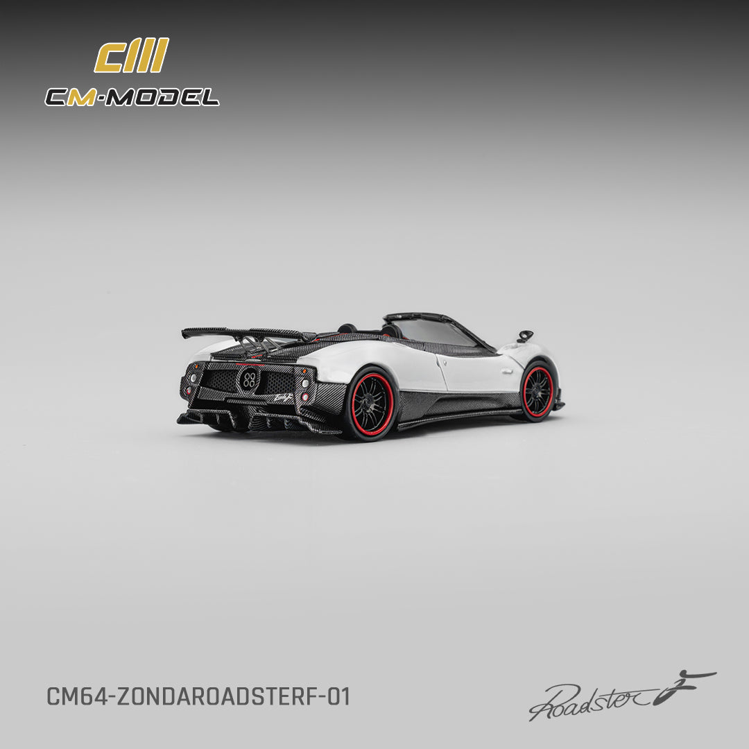 1/64 Pagani Zonda F Roadster Pearl White - CM Models - CM64-Zonda Roadster F-01