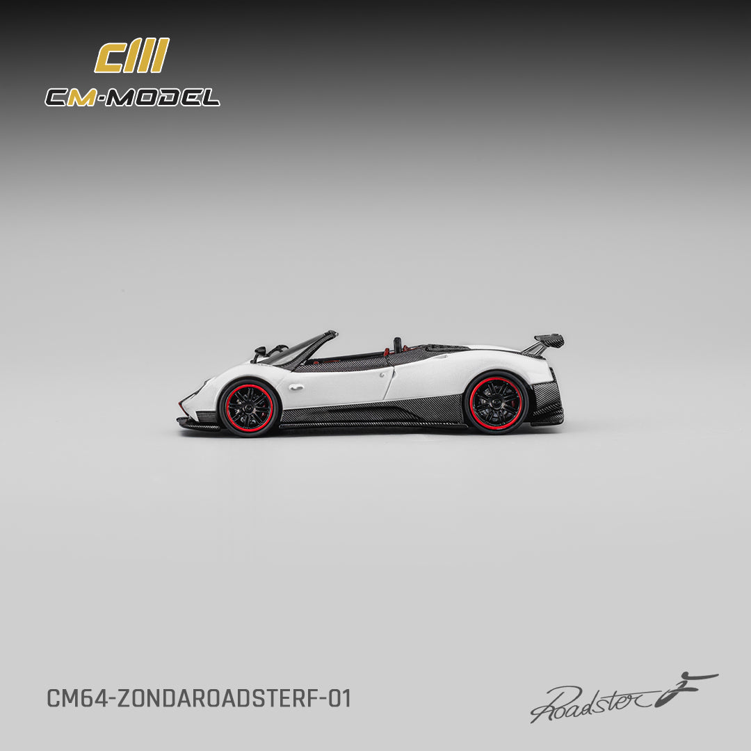 1/64 Pagani Zonda F Roadster Pearl White - CM Models - CM64-Zonda Roadster F-01
