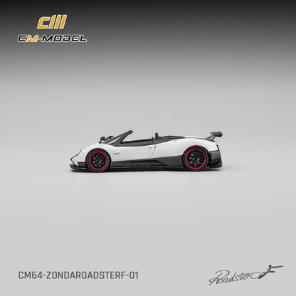 1/64 Pagani Zonda F Roadster Pearl White - CM Models - CM64-Zonda Roadster F-01