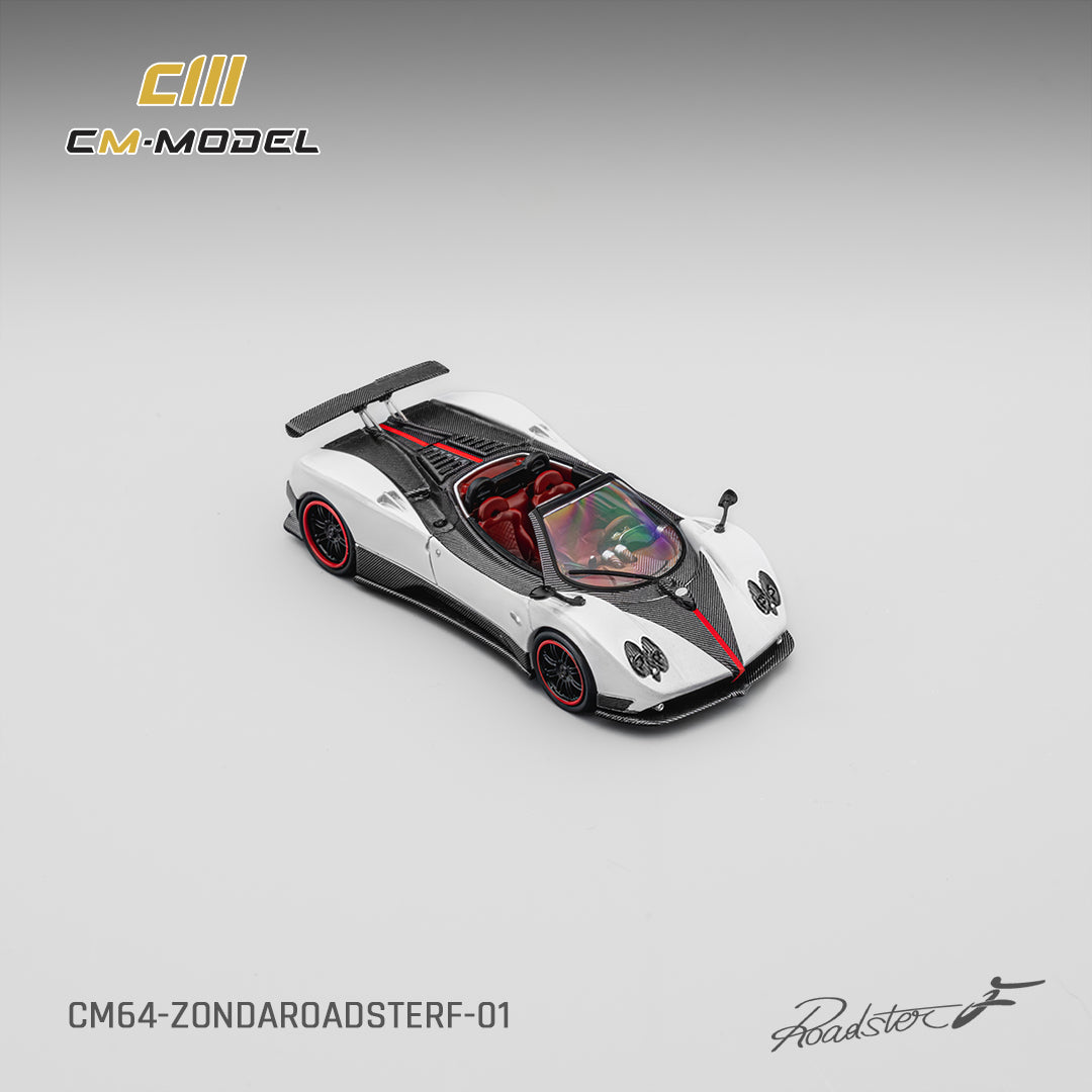 1/64 Pagani Zonda F Roadster Pearl White - CM Models - CM64-Zonda Roadster F-01