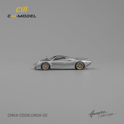 1:64 Pagani Codalunga Metallic silver- CM Models - CM64-Codalunga-03