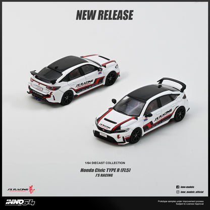 1/64 HONDA CIVIC (FL5) J'S RACING - Inno64 - IN64-FL5JS-WHI