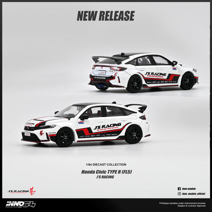 1/64 HONDA CIVIC (FL5) J'S RACING - Inno64 - IN64-FL5JS-WHI