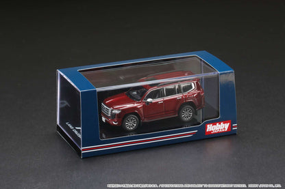 1/64 Toyota Land Cruiser (JA300W) ZX, dark red mica metallic with black interior - Hobby Japan - HJ641050AR