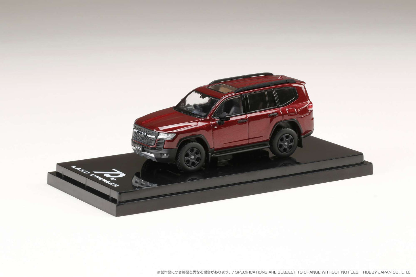 1/64 Toyota Land Cruiser (JA300W) ZX, red - Hobby Japan - HJ641050BR