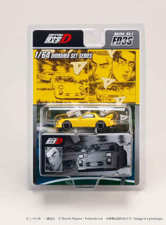 1/64 Initial D MAZDA RX-7 (FD3S) Project D Keisuke Takahashi VS Wataru Akiyama  - Hobby Japan - HJDMD002B