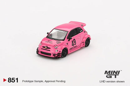 1/64 ABARTH 595 LB-WORKS X ABAS WORKS PINK (RHD) -  MGT00851-R