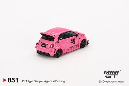 1/64 ABARTH 595 LB-WORKS X ABAS WORKS PINK (RHD) -  MGT00851-R