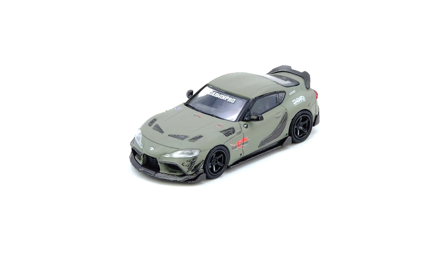 1/64 TOYOTA SUPRA A90 DARWIN PRO Matt Green - Inno64 - IN64-A90DP-MATGR