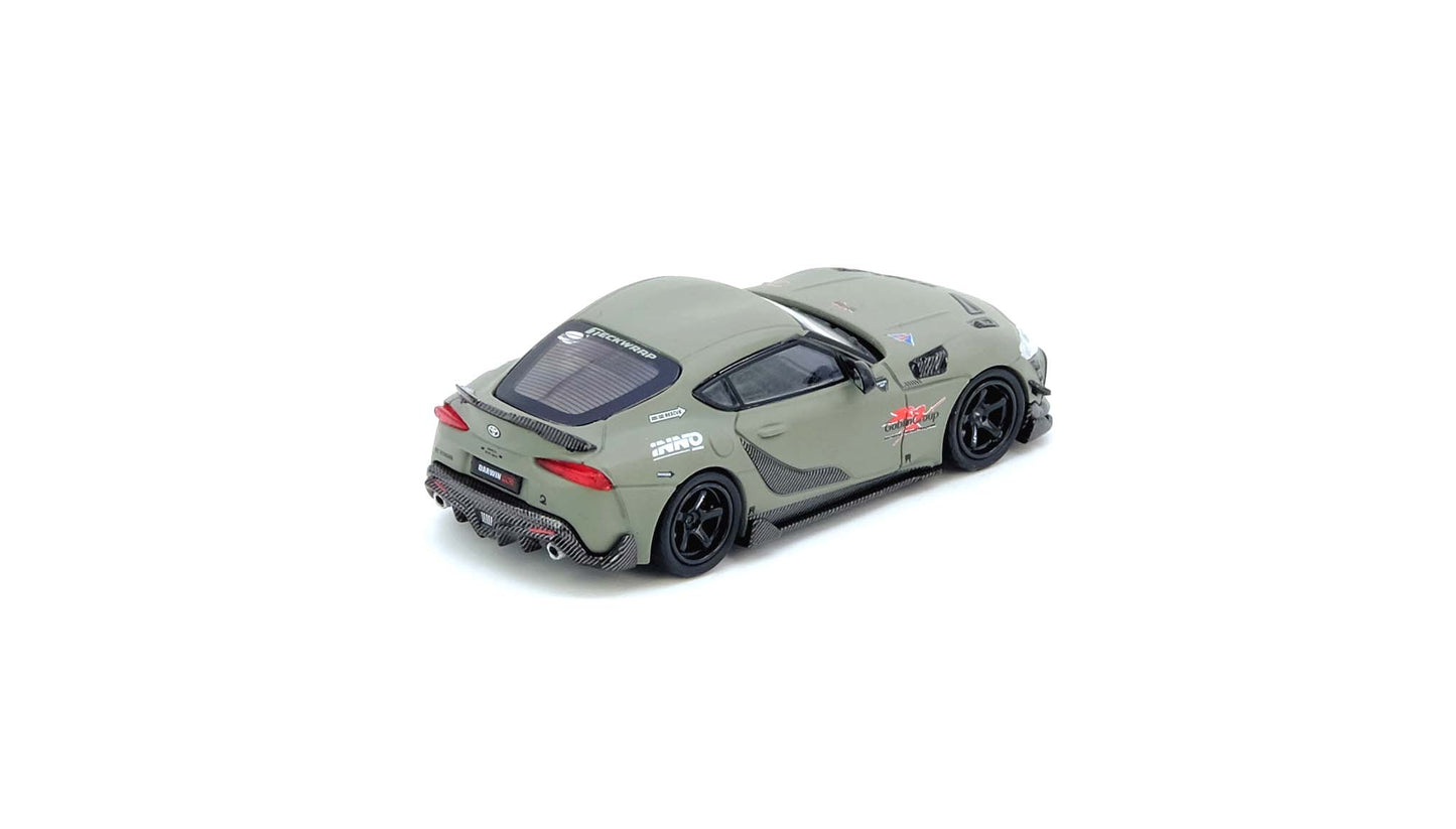 1/64 TOYOTA SUPRA A90 DARWIN PRO Matt Green - Inno64 - IN64-A90DP-MATGR