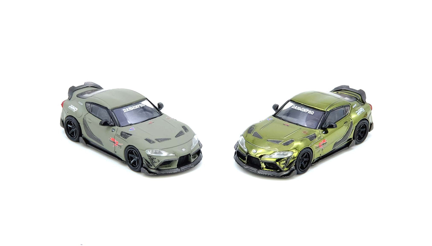 1/64 TOYOTA SUPRA A90 DARWIN PRO Matt Green - Inno64 - IN64-A90DP-MATGR