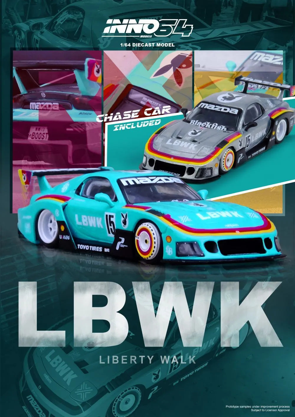 1/64 - LBWK RX7 (FD3S) LB-SUPER SILHOUETTE HOBBY EXPO CHINA EXCLUSIVE - 	in64-LBWK-RX7-03