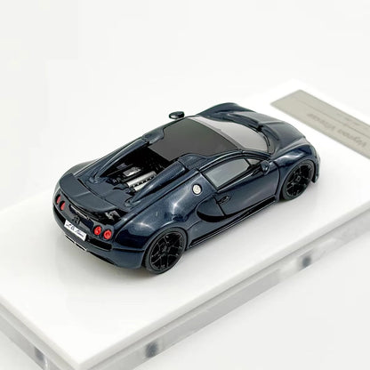 1:64 Bugatti Veyron Vitesse Blue Carbon - LJM Model