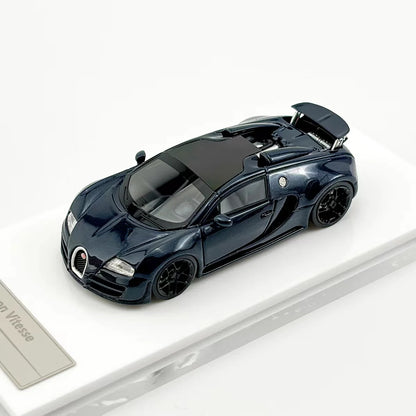 1:64 Bugatti Veyron Vitesse Blue Carbon - LJM Model