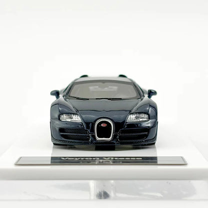 1:64 Bugatti Veyron Vitesse Blue Carbon - LJM Model