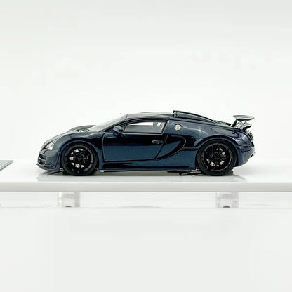 1:64 Bugatti Veyron Vitesse Blue Carbon - LJM Model