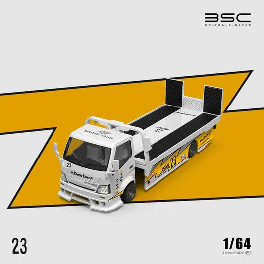1:64 BSC Hino 300 Tow Truck #23 Sphere Light (Yellow & White) - BSC
