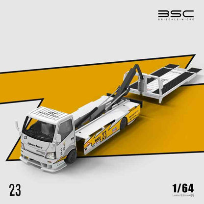 1:64 BSC Hino 300 Tow Truck #23 Sphere Light (Yellow & White) - BSC