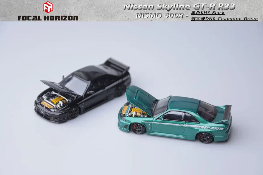 1:64 Nissan Skyline GT-R 4th Generation R33 Nismo 400R Version (2 Colors) - Focal Horizon