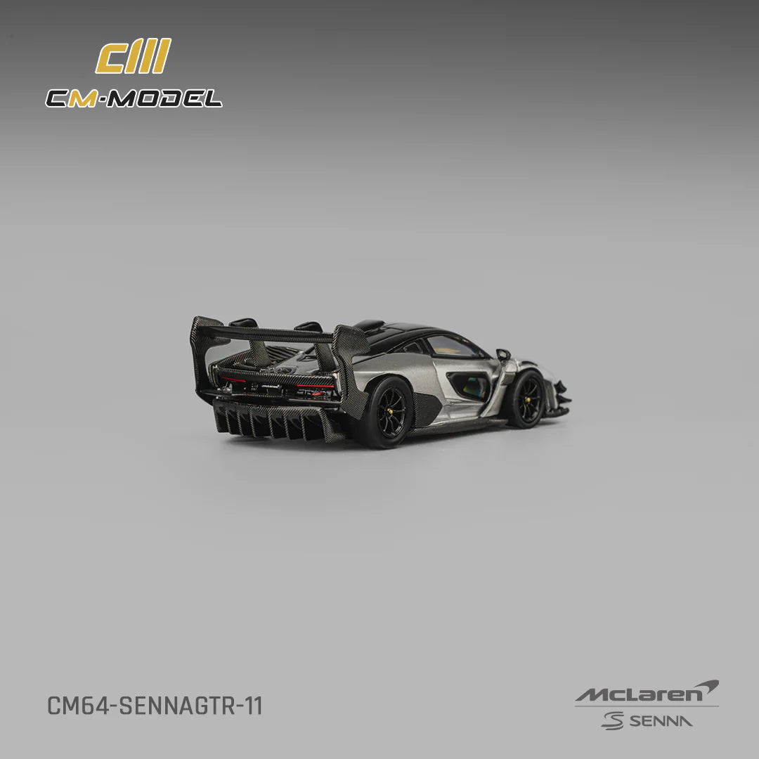 1/64 McLaren Senna GTR Metallic Silver Gray - CM Models - CM64-SennaGTR-11
