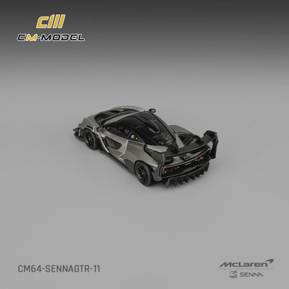 1/64 McLaren Senna GTR Metallic Silver Gray - CM Models - CM64-SennaGTR-11