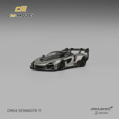 1/64 McLaren Senna GTR Metallic Silver Gray - CM Models - CM64-SennaGTR-11