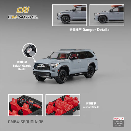 1/64 Toyota Sequoia Gray - CM Models - CM64-SEQUOIA-06