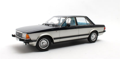 1/18 Ford Granada 2.8 Ghia Sapphire blue/silver - Cult Models - CML133-6