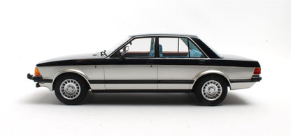 1/18 Ford Granada 2.8 Ghia Sapphire blue/silver - Cult Models - CML133-6