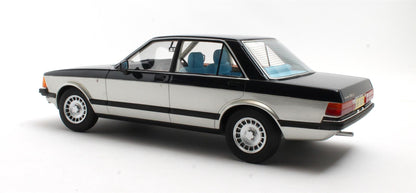 1/18 Ford Granada 2.8 Ghia Sapphire blue/silver - Cult Models - CML133-6