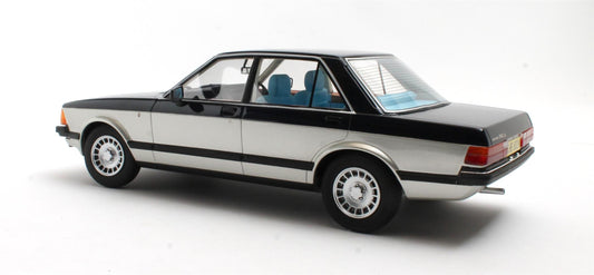 1/18 Ford Granada 2.8 Ghia Sapphire blue/silver - Cult Models - CML133-6
