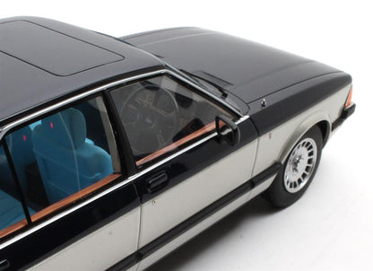 1/18 Ford Granada 2.8 Ghia Sapphire blue/silver - Cult Models - CML133-6