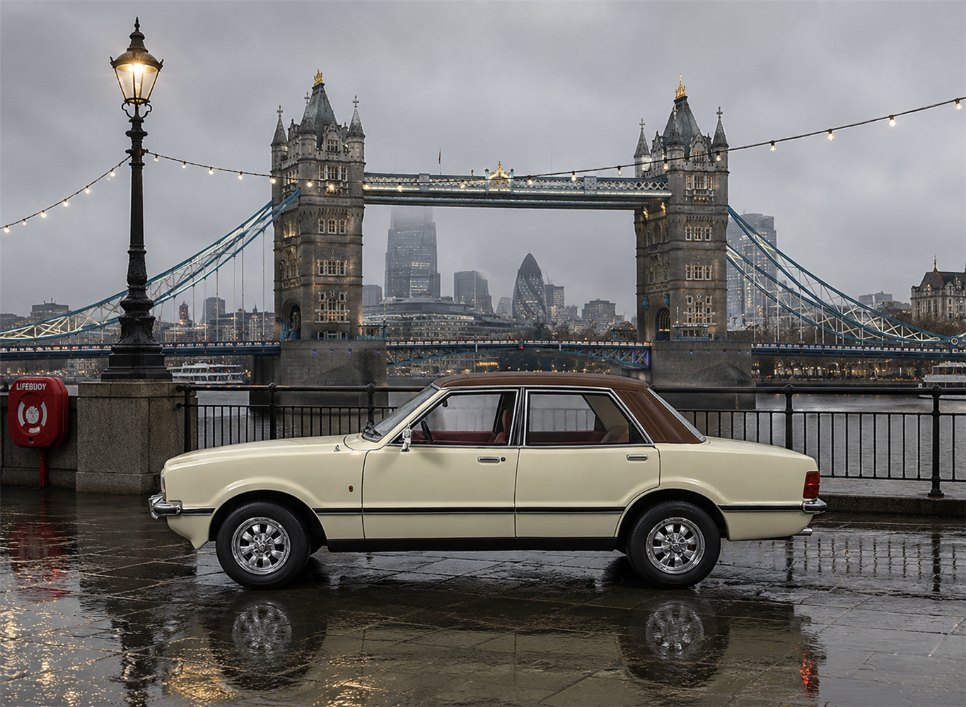 1/18 - Ford Cortina MKIV diamond white 76-79 - Cult Models - CML321-2 UK Exclusive