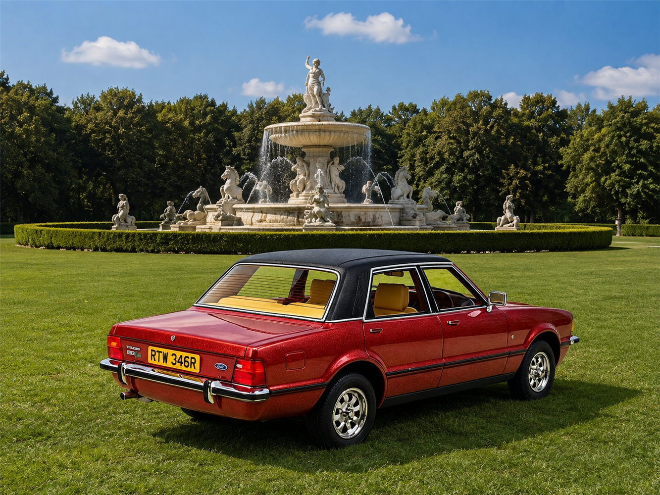 1/18 - Ford Cortina MKIV jupiter red 76-79 - Cult Models - CML321-3 UK Exclusive