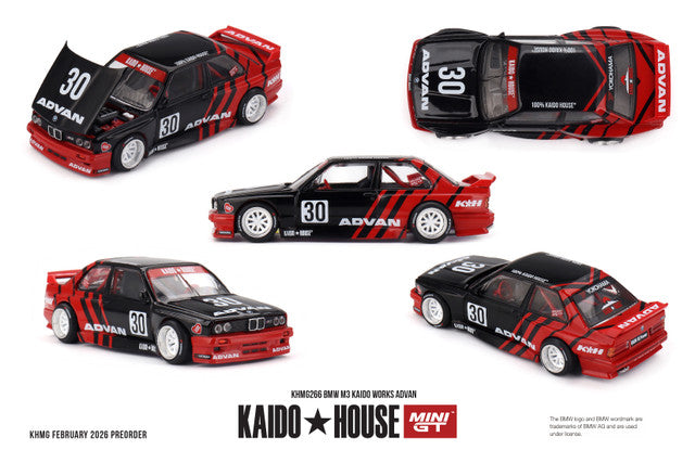 1/64 BMW M3 Kaido Works ADVAN  - Mini GT - MGTKHMG266