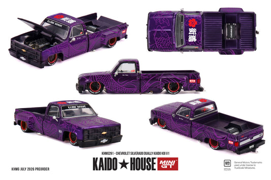 1/64 CHEVROLET SILVERADO DUALLY KAIDO KOI V1 - Kaido House - MGTKHMG291