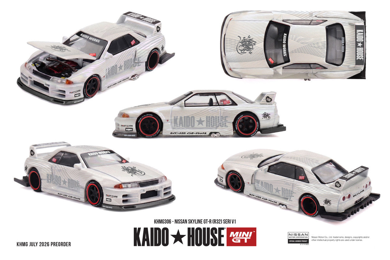 1/64 NISSAN SKYLINE GT-R (R32) SERI V1 - Kaido House - MGTKHMG306