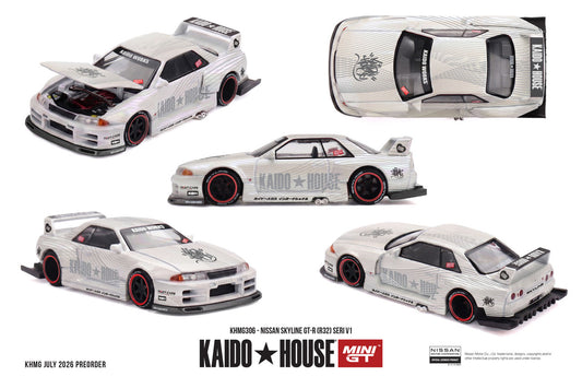 1/64 NISSAN SKYLINE GT-R (R32) SERI V1 - Kaido House - MGTKHMG306