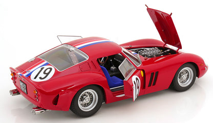 1/12 1962 Ferrari 250 GTO #19 2nd Le Mans, red - KKDC120125 - KK Diecast