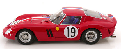 1/12 1962 Ferrari 250 GTO #19 2nd Le Mans, red - KKDC120125 - KK Diecast