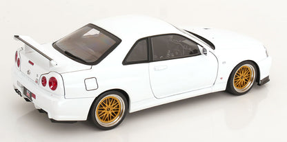 1/12 Nissan Skyline GT-R R34 V-Spec II BBS rims 2001 white - KK Scale - KKDC120213-2