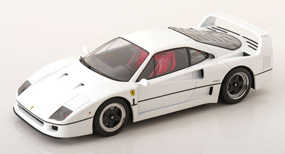 1/18 - Ferrari F40 Sultan of Brunei with Red Seats, white - KKDC180695 - KK Diecast